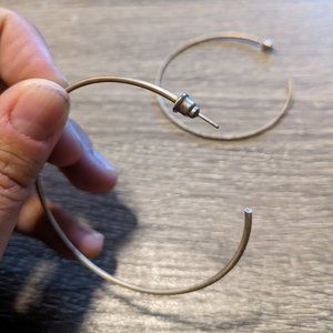 Noonday Collection Silver Hoop Earrings